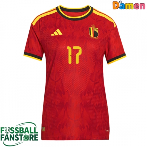 Belgien Charles De Ketelaere #17 Replik Heimtrikot Damen WM 2026 Kurzarm